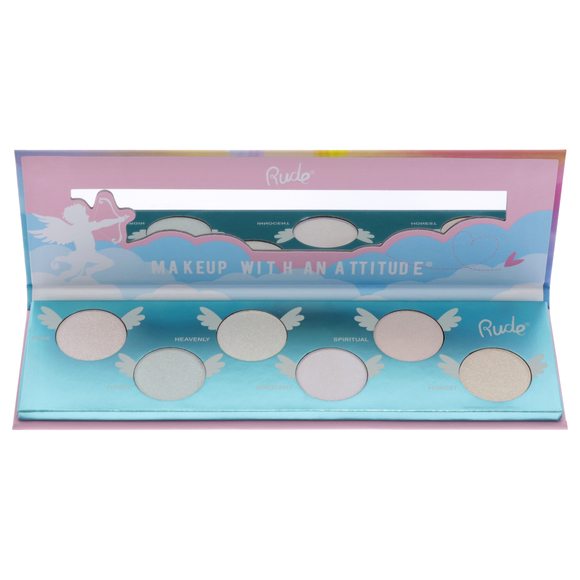 Angelic Glow Highlighter and Eyeshadow by Rude Cosmetics Women 0.32 oz Makeup - Picture 2 of 6